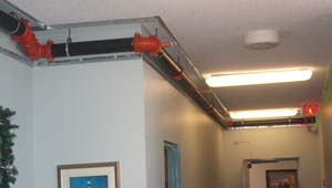 Seniors residence - sprinkler system installation